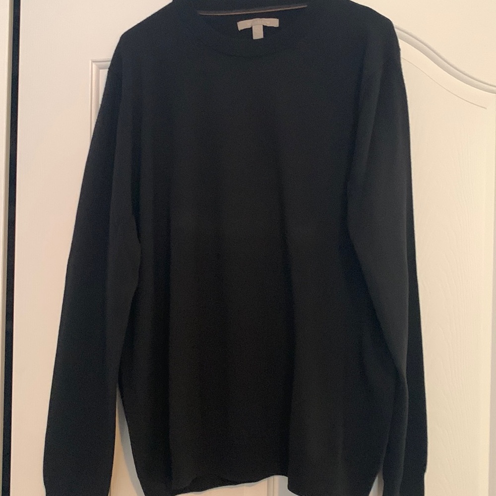 Mens Nordstrom crew neck black sweater